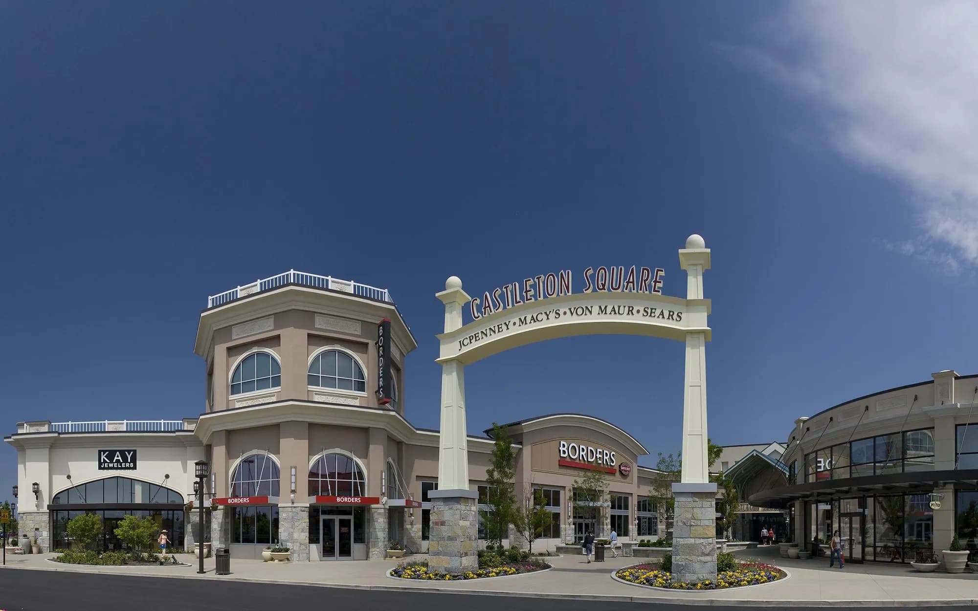 The Castleton Square entrance on the northeast side of Indianapolis